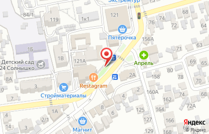 Рекламный щит 3х6м. на Шпаковской улице на карте