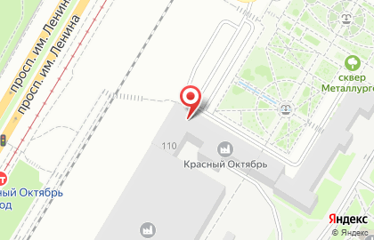 Столовая Красный Октябрь в Краснооктябрьском районе на карте