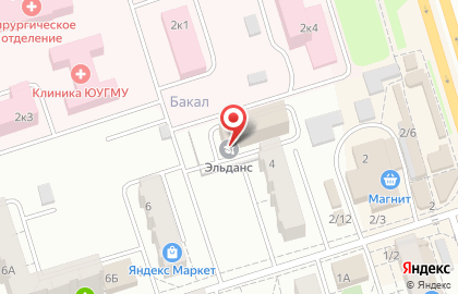 Школа танцев EL'DANCE на улице Комаровского на карте