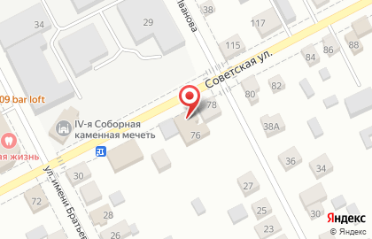 Челябинвестбанк, ПАО на Советской улице на карте
