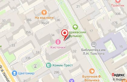 Имидж-студия CAPSULA by Osipov в Василеостровском районе на карте