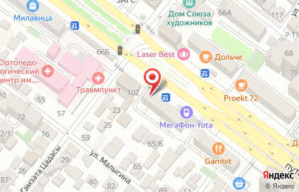 Кафе быстрого питания Белые журавли на карте