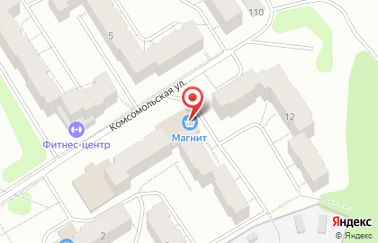 Супермаркет Магнит на Комсомольской на карте