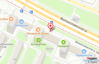 АСМ на улице Габричевского на карте