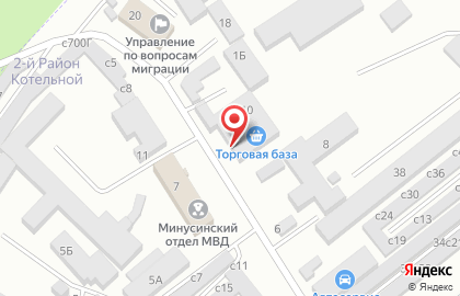 Мебельный салон Виктория в Котельном проезде на карте