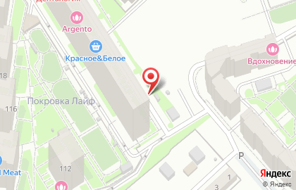 Автостоянка в Красноярске на карте