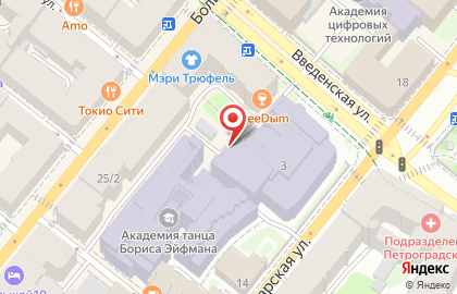 Espressimo в Петроградском районе на карте
