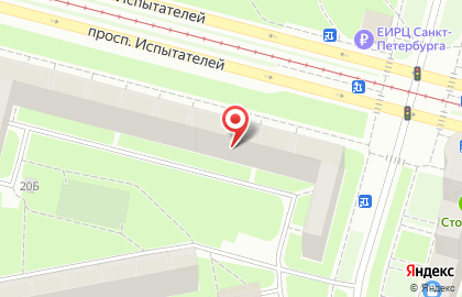 Роспечать, Приморский район на проспекте Испытателей на карте