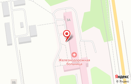 Клиническая больница РЖД-Медицина в Екатеринбурге на карте