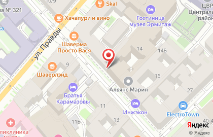 Бухгалтерская компания Мое дело Санкт-Петербург на карте