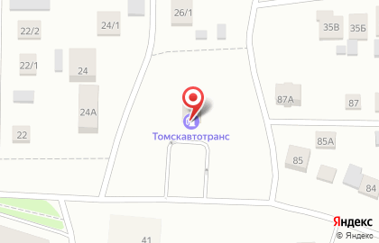 Автомойка Томскавтотранс на карте