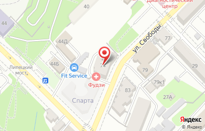 Медицинский диагностический центр Фудзи на улице Свободы на карте