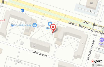 Автоматический киоск Вода-воз на проспекте Вагоностроителей на карте