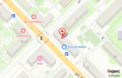 Магазин одежды и белья Vis-a-vis на улице Мира на карте