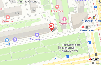 Салон оптики в Москве на карте