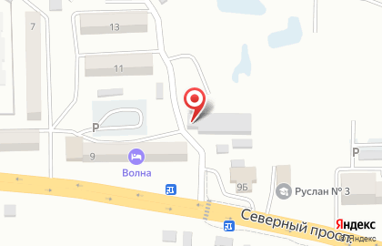 Спортивный комплекс Руслан на Северном проспекте на карте