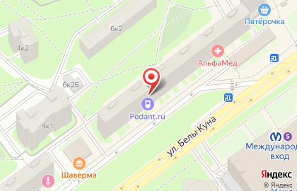Море Солнца на улице Белы Куна на карте