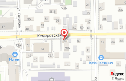 Финком на Кемеровской улице на карте