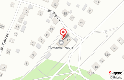 Пожарно-спасательная часть № 7 на карте