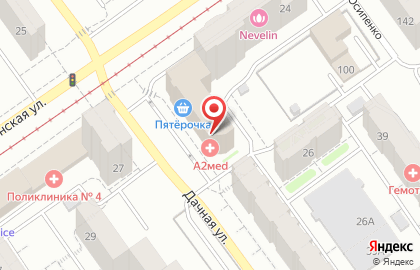 Торгово-сервисная компания КОМПАРЕКС на Дачной улице на карте