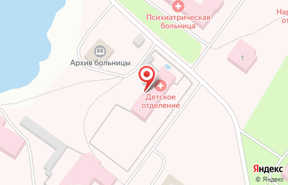 Костромская областная психиатрическая больница на Больничной улице на карте