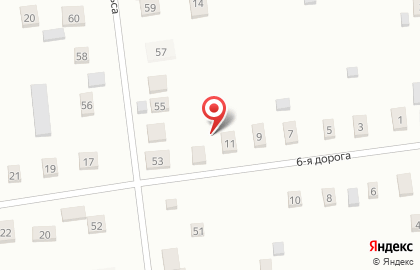 Продовольственный магазин на ул. 6-я дорога (Тосненский район), 15а на карте