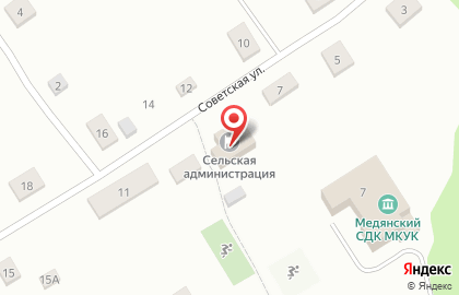 Дума Медянского сельского поселения на карте