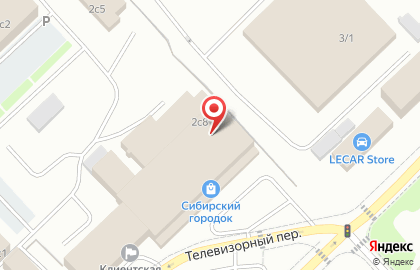Магазин женской одежды и головных уборов в Октябрьском районе на карте