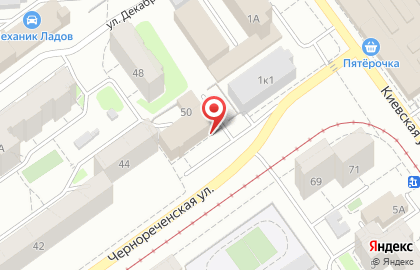 Торгово-монтажная компания АкваПул на Чернореченской улице на карте