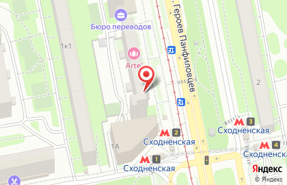 Продуктовый магазин в Москве на карте