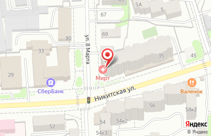 Банкомат Россельхозбанк, Костромской филиал на Никитской улице на карте