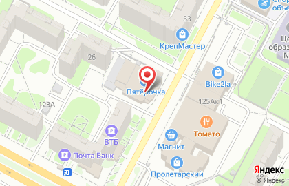 Дискаунтер Пятёрочка на улице Степанова на карте