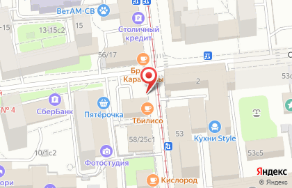 Частный детектив Москва на Бауманской улице на карте
