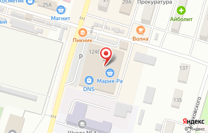 Супермаркет цифровой и бытовой техники DNS на улице Миронова на карте