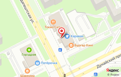 Ателье-химчистка Портной Ганс на Будапештской улице на карте