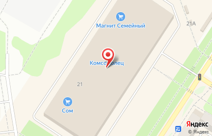 Гипермаркет Магнит, сеть супермаркетов на Автозаводской улице на карте