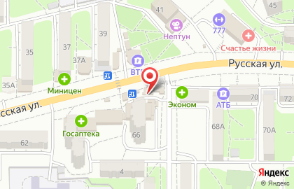 Сеть фирменных салонов МегаФон в Советском районе на карте