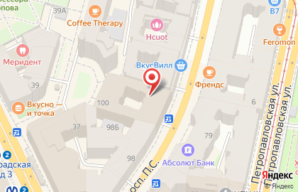 Арго в Петроградском районе на карте