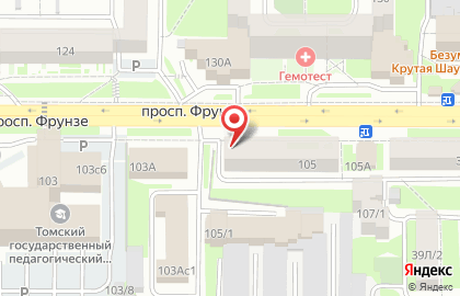 Федеральная сеть магазинов медтехники и товаров для здоровья и красоты Медикамаркет на проспекте Фрунзе на карте