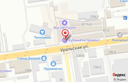 Торгово-сервисная компания Тепломир в Карасунском округе на карте