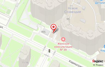 Подземная автостоянка Новое Созвездие на карте