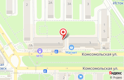 Туристическое агентство Елена-Тур на Комсомольской на карте