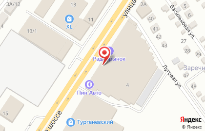Торгово-монтажная компания Триколор ТВ на ​Тургеневском шоссе на карте