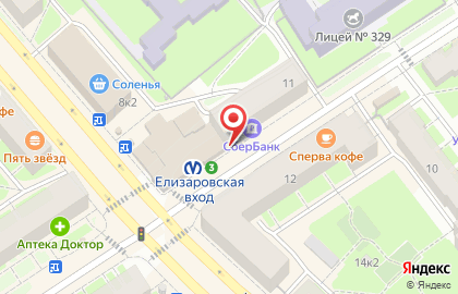Станция Елизаровская на карте