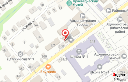 Детская театральная студия Алёнушка на улице Гагарина на карте