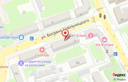 Фотосалон Вспышка на улице Б.Хмельницкого на карте
