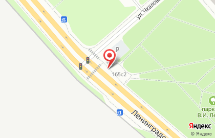 Продовольственный магазин Транзит плюс на Ленинградском проспекте на карте