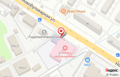 Сибирский корпоративный энергетический учебный центр на Новобульварной улице на карте