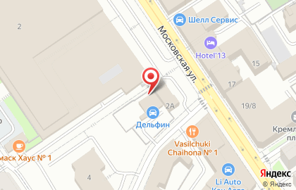 1 городское такси в Казани на карте