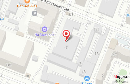 Оптовая компания Катрен на улице Молодогвардейцев на карте